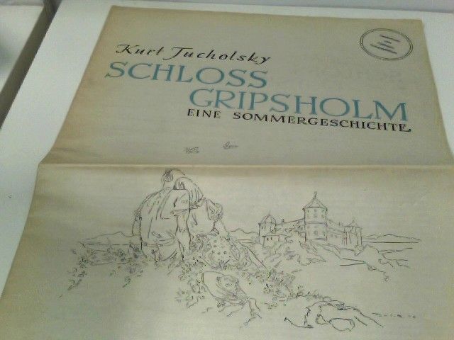 Schloss Gripsholm Eine Sommergeschichte Sonderdruck zum 75jährigen Verlagsjubiläum Reprint - Tucholsky, Kurt