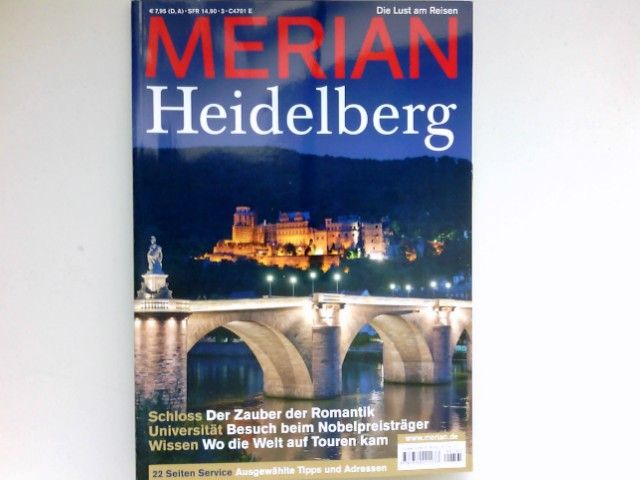 Heidelberg : [Autoren und Fotogr. Johannes Schweikle ... Red. Tibor M. Ridegh ...] / Merian  64, H. 3. - Schweikle, Johannes und Tibor M. Ridegh