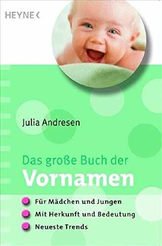 Das große Buch der Vornamen für Mädchen und Jungen ; mit Herkunft und Bedeutung ; neueste Trends - Andresen, Julia
