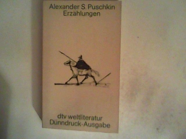 Erzählungen. - Puschkin, Alexander