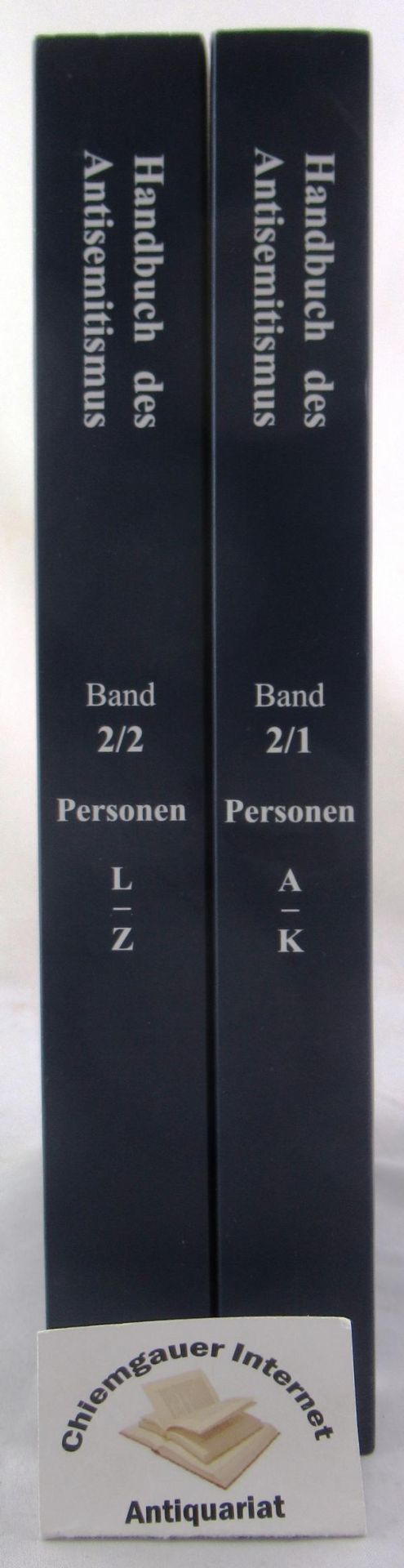 Handbuch des Antisemitismus.  Band 2 /1 Personen A - K. - Band 2/2 Personen L - Z. ZWEI Bände. - Benz, Wolfgang (Hrsg).