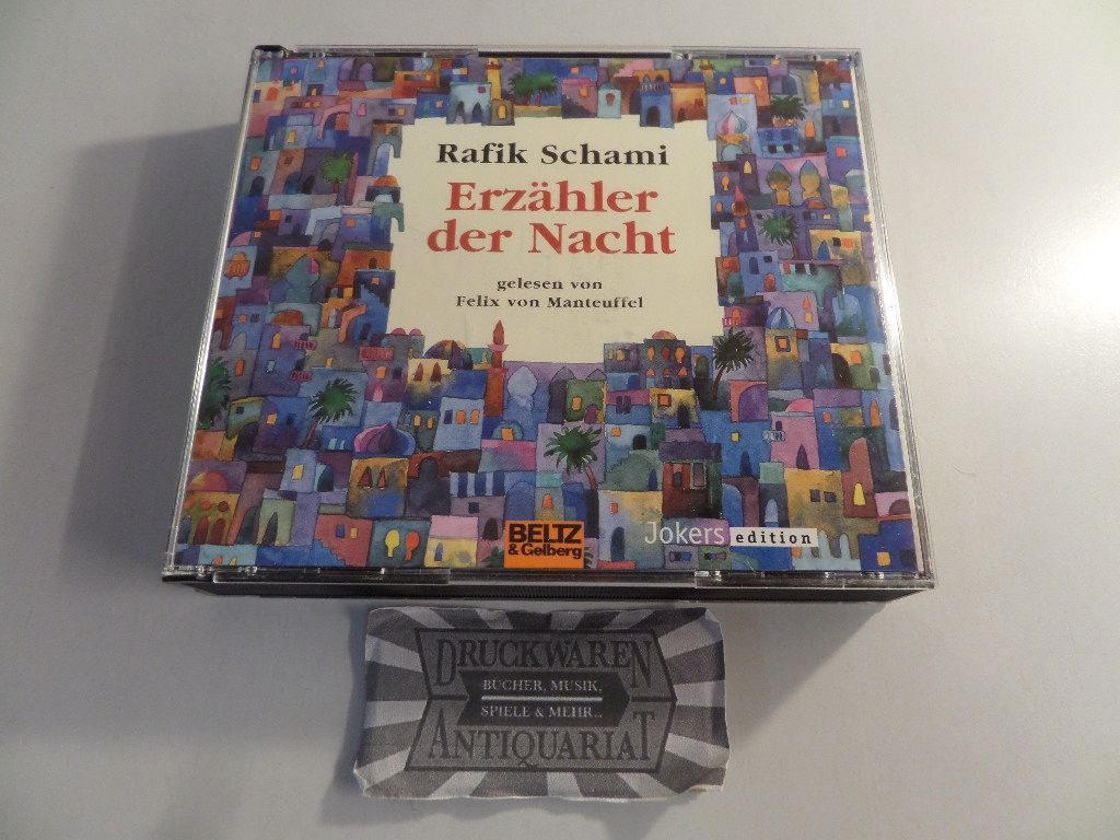 Erzähler der Nacht (Jokers Edition) [Hörbuch, 3 Audio-CDs]. - Schami, Rafik und Felix von Manteuffel [Sprecher]