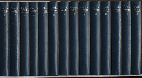 Goethes Werke. Hamburger Ausgabe. [Leder.] Hrsg. v. Erich Trunz. - Goethe, Johann Wolfgang