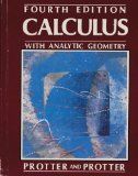 Calculus: With Analytic Geometry - Protter and Murray H. Protter
