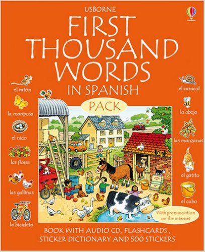 First 1000 Words Pack - Spanish (Usborne First Thousand Words) - Stephen Cartwright (Illustrator)