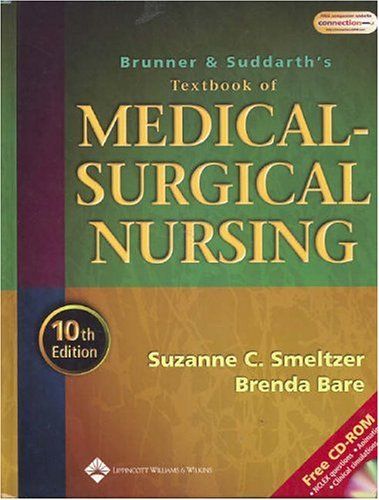 Brunner & Suddarth's Textbook of Medical-Surgical Nursing, w. CD-ROM - Smeltzer, Suzanne C. and Brenda G. Bare