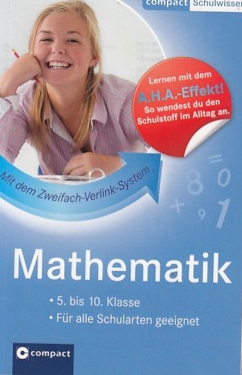 Lernhilfe Mathematik 5.-10. Klasse. Compact Schulwissen - Anke, Fischer und Redaktion Compact