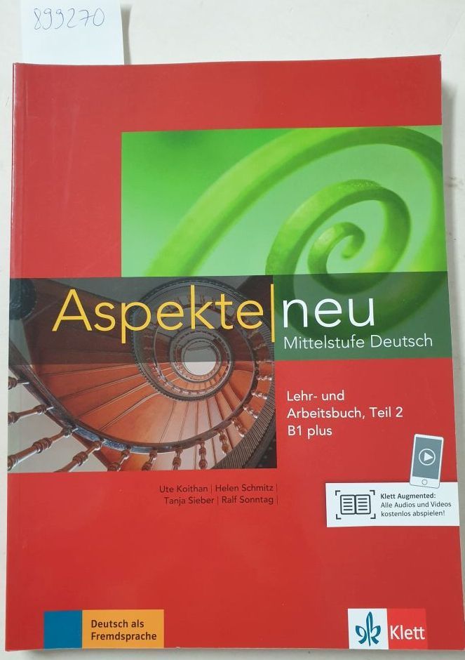 Aspekte neu; Mittelstufe Deutsch Lehr- und Arbeitsbuch,  Teil 2 B 1 plus - Koithan, Ute