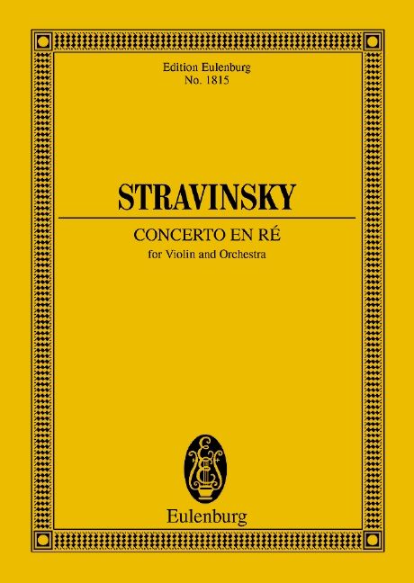 Concerto In D by Igor Stravinsky Paperback | Indigo Chapters