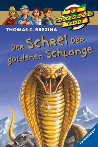 Der Schrei der goldenen Schlange (Die Knickerbocker-Bande) Krimiabenteuer Nr. 50. Der Schrei der goldenen Schlange - Brezina, Thomas C. und Jan Birck