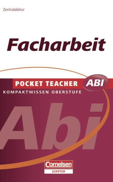 Pocket Teacher Abi - Sekundarstufe II: Facharbeit - Braukmann, Werner