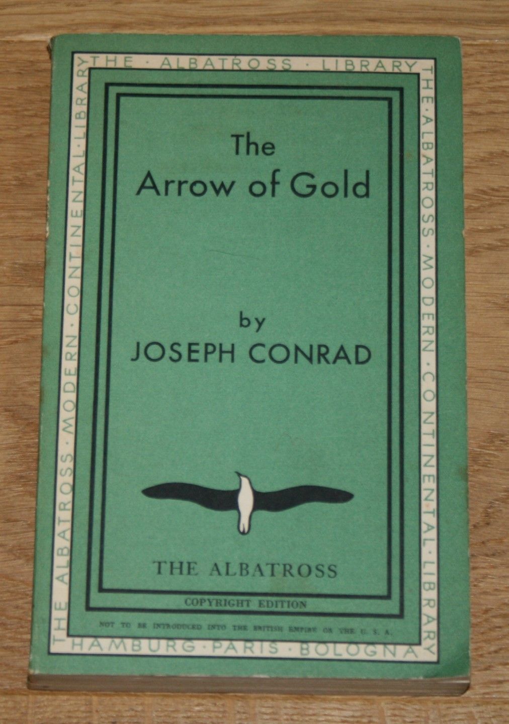 The Arrow of Gold. - Conrad, Joseph