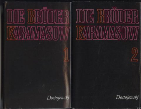 Die Brüder Karamasow. Band 1 und 2. Roman in vier Teilen und einem Epilog. - Dostojewski, Fjodor M.