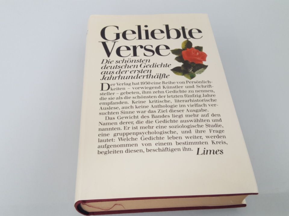 Geliebte Verse d. schönsten dt. Gedichte aus d. 1. Jahrhunderthälfte - Benn, Gottfried und Max Niedermayer