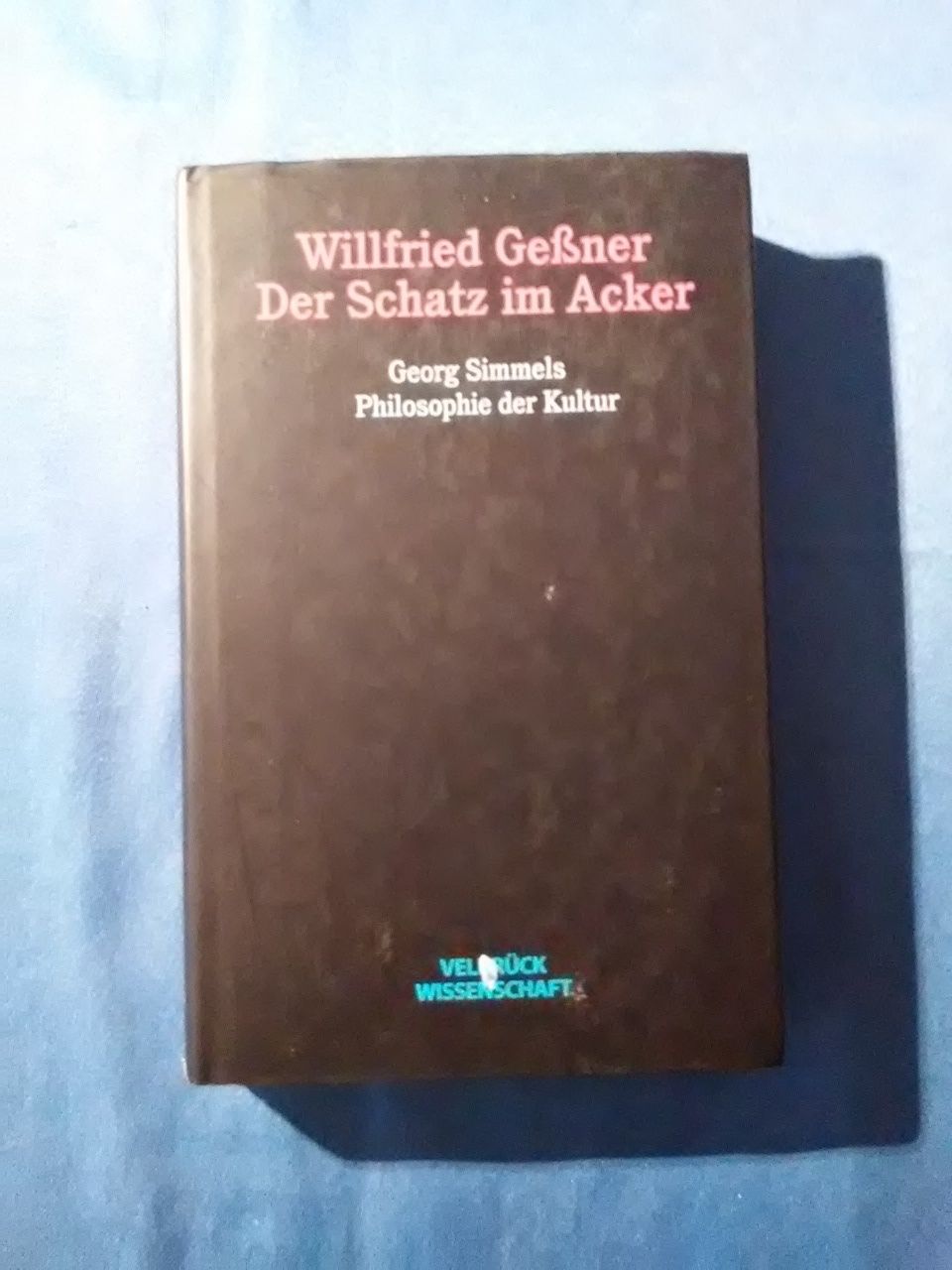 Der Schatz im Acker : Georg Simmels Philosophie der Kultur. - Geßner, Willfried.