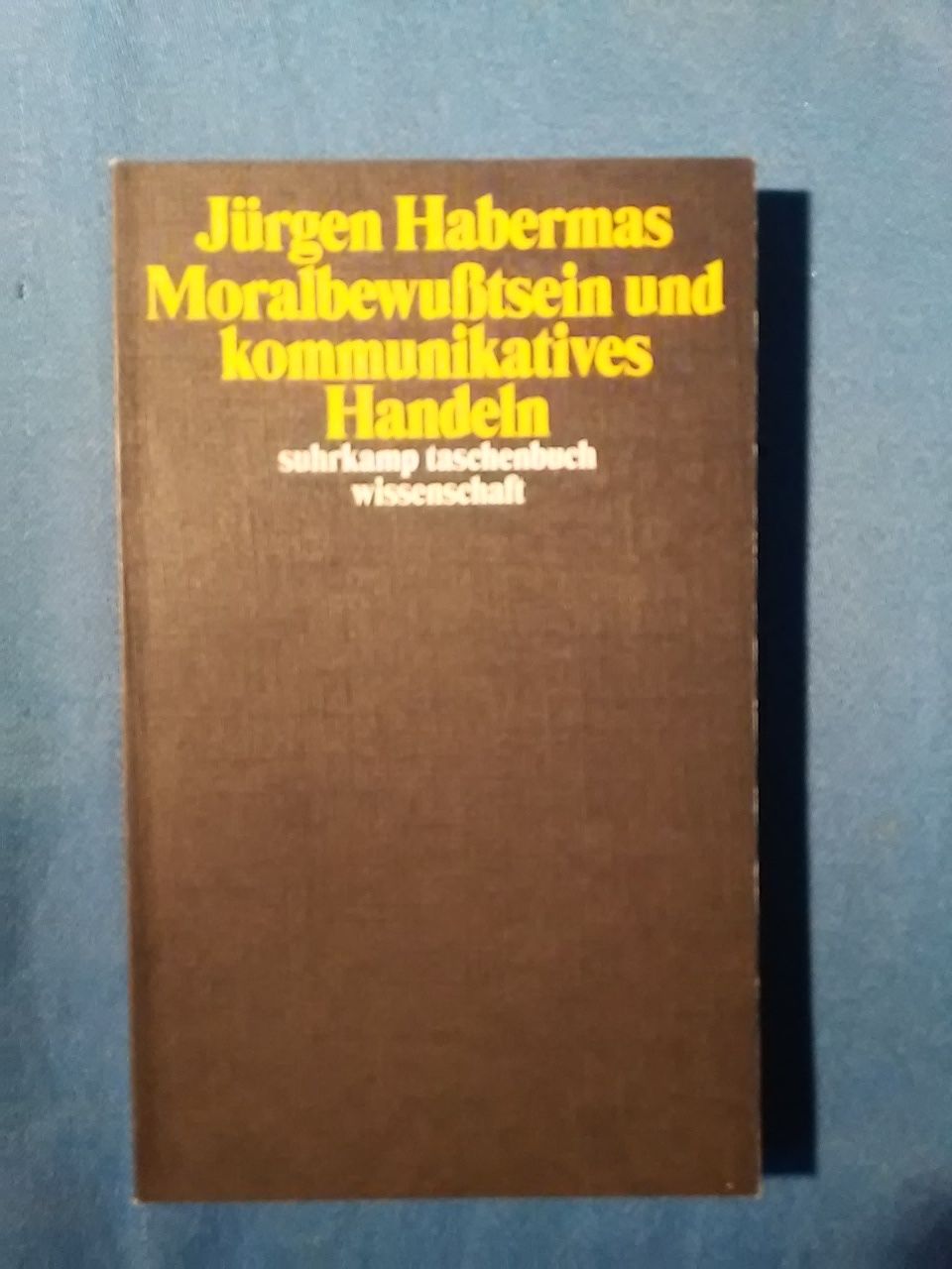 Moralbewusstsein und kommunikatives Handeln. Suhrkamp-Taschenbuch Wissenschaft ; 422 - Habermas, Jürgen.
