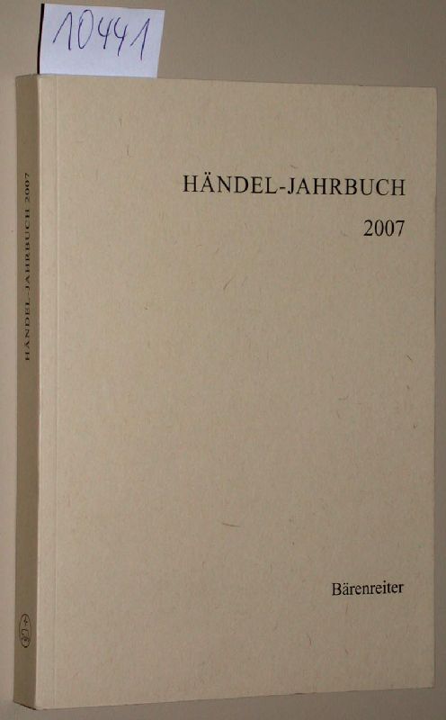 Hrsg. von der Georg-Friedrich-Händel-Gesellschaft e. V. Internationale Vereinigung, Sitz Halle (Saale). 39. Jahrgang 1993.