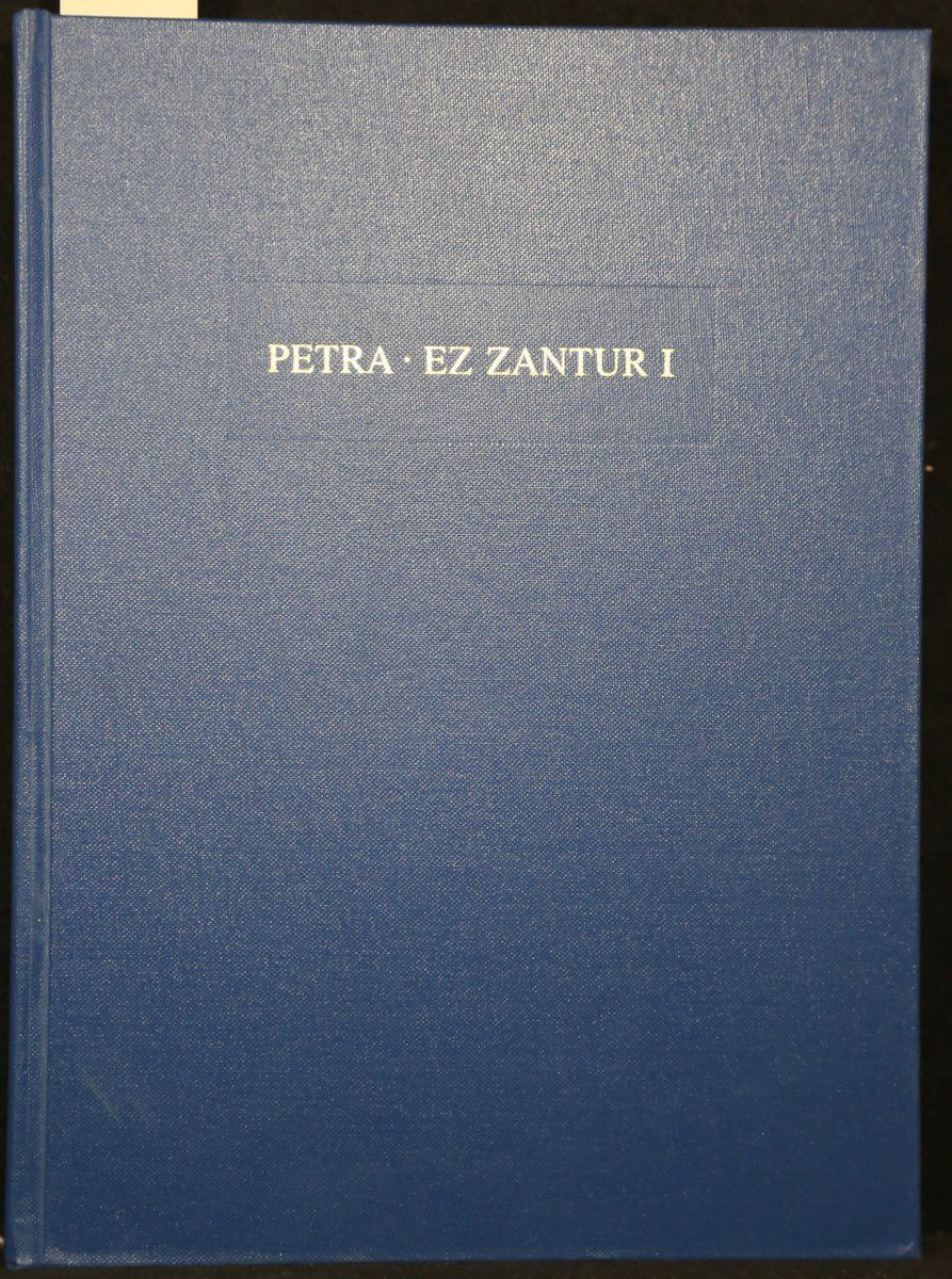 Petra, Ez Zantur I. Ergebnisse der Schweizerisch-Liechtensteinischen Ausgrabungen 1988-1992 (= Terra Archaeologica, Band II)