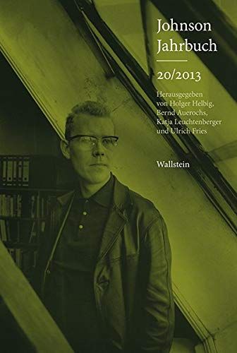 Johnson-Jahrbuch 20/2013 - Holger, Helbig (Hrsg.), Leuchtenberger Katja (Hrsg.) und Freis Ulrich (Hrsg.)
