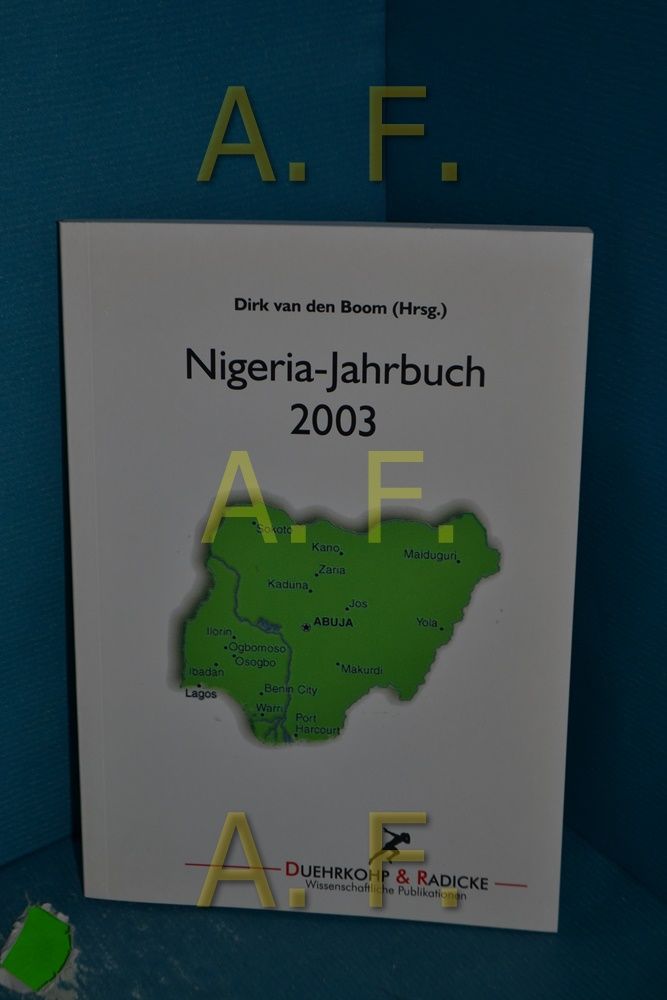 Nigeria-Jahrbuch  2003 - Boom, Dirk van den