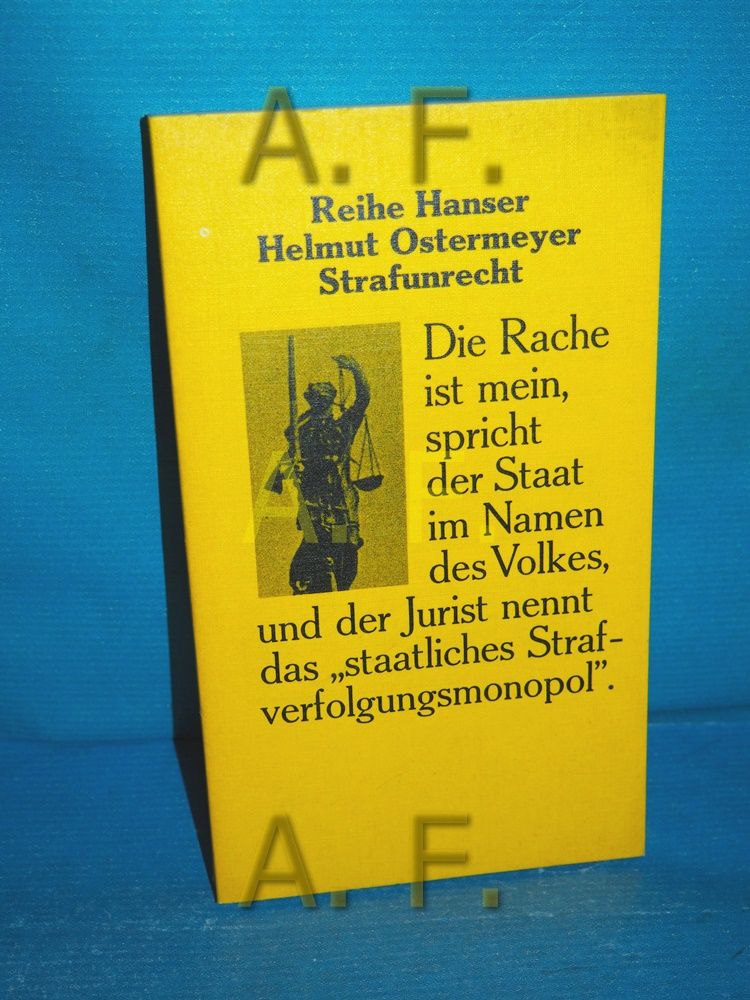 Strafunrecht (Reihe Hanser 75) - Ostermeyer, Helmut