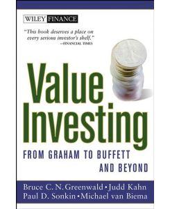 Value Investing: From Graham to Buffett and Beyond (Wiley Finance) von Bruce C. N. Greenwald (Autor), Judd Kahn (Autor), Paul D. Sonkin (Autor), Michael van Biema fundamental principles of value investing investment technique Warren Buffett Michael Price Mario Gabellio successful value investors Finance Asset Management Value Fund No one can doubt there`s an urgent need to think clearly about investing, since many investors in Silicon Valley companies have suffered a stock market decline comparable to the Crash of `29. The burned investor could find no better starting place than this superb book by four New York City value investors, all descended from the master of value investing, Benjamin Graham They have written one of the most intelligent overviews of investing I`ve ever read, combining analytical rigor with intuitive description.  (DAVID A. SYLVESTER, Published Sunday, Oct. 21, 2001, in the San Jose Mercury News) Greenwald is an excellent guide on this subject From the guru to Wall Street`s gurus comes the fundamental techniques of value investing and their applications Bruce Greenwald is one of the leading authorities on value investing. Some of the savviest people on Wall Street have taken his Columbia Business School executive education course on the subject. Now this dynamic and popular teacher, with some colleagues, reveals the fundamental principles of value investing, the one investment technique that has proven itself consistently over time. After covering general techniques of value investing, the book proceeds to illustrate their applications through profiles of Warren Buffett, Michael Price, Mario Gabellio, and other successful value investors. A number of case studies highlight the techniques in practice. Bruce C. N. Greenwald (New York, NY) is the Robert Heilbrunn Professor of Finance and Asset Management at Columbia University. Judd Kahn, PhD (New York, NY), is a member of Morningside Value Investors. Paul D. Sonkin (New York, NY) is the investment manager of the Hummingbird Value Fund. Michael van Biema (New York, NY) is an Assistant Professor at the Graduate School of Business, Columbia University. Value investing is so unpopular now, that many do not know about this highly successful form of investing as practiced by its greatest masters. Value Investing helps to overcome that ignorance among the newest generation of investors. That is good and timely, because we seem to be entering a time when value investors often make their greatest coups. If you believe that the stock market is totally efficient (current prices accurately discount everything that is or could be known about the company to accurately price a company`s securities), you will think this book is irrelevant. If you think that stock prices normally over or under value a company`s worth, you will find this book fascinating. If you want to have a decent chance of learning how to outperform indexed mutual funds, this book is one of a handful that can help you. The methods and investors outlined in this book have successfully beaten the market averages for decades. So whether you try to do apply the concepts for yourself, or have your money invested by one of these top value investment managers, value investing is a discipline that can help you achieve superior investing results. In some of the many back tests run in recent years to test for market efficiency concerning stock prices, simply buying stocks with low price/earnings and price/book ratios proved to outperform the market averages. More thoughtful stock-picking can do even better. But the ideas in this book are far more important than that. Value Investing shows the many ways that situations where securities are underpriced can be found and exploited. The masters of this approach do a lot of fundamental homework, and look carefully from several different perspectives. Many people identify value investing with Benjamin Graham and the early Warren Buffett. This book expands that perspective by also profiling Mario Gabelli, Glenn Greenberg, Robert Heilbrunn, Seth Klarman, Michael Price, Water and Edwin Schloss, and Paul Sonkin. You will find out about how they were educated, the value disciplines they have used, their long-term track records, and how they differ from one another. You should realize that value investing is above-all an intellectual and cross-checking exercise (a bit like chess), far removed from emotion of day-trading and the thrills of following trading momentum. You need to be patient. Years can pass without any good opportunities arising. You will often sell stocks far before their ultimate peak. So you will have to think about how well the psychology of the careful hunter with one bullet in your rifle matches the way you like to do things. One of the hardest things to accommodate is that your results will look worst when everyone else is picking up easy money, mindlessly, by running with the herd of rampaging bulls. As helpful as this book is, Value Investing has a number of weaknesses. First, new investors will probably get a little lost in the discussions. The authors usually begin at a level of understanding that people who have attended business school have. Second, you will find it hard to run down more details on concepts you don`t quite get. Third, you will get a flavor of what each investor has done . . . but not the full detail. So, think of this as a wine tasting. If you find some styles you like, plan to do more reading and studying. Fourth, if you were only taught the investing creed according to efficient markets, you will probably wonder what all the fuss is about. The book could have used more references to the new research that challenges the assumptions built into CAPM (the Capital Asset Pricing Model). In your personal life, do you ever find it rewarding to get a great bargain on something of value that you care about? If so, value investing may be for you. The sense of satisfaction is similar, and the financial rewards can be greater. Be cautious as you apply any investing method to outperform the market averages. Limit the size of your potential losses until you have fully developed your skill. Look carefully, think . . . and be skeptical! There are many people trying to make the future seem rosier than it will be. Value Investing From Graham to Buffett and Beyond Wiley Finance