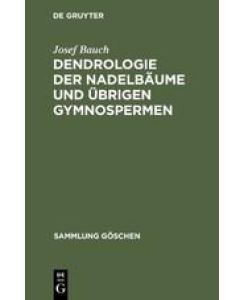 Dendrologie der Nadelbäume und übrigen Gymnospermen (Coniferophytina und Cycadophytina).