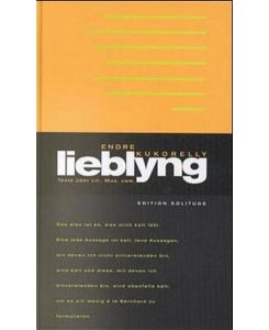 Lieblyng (Edition Solitude)