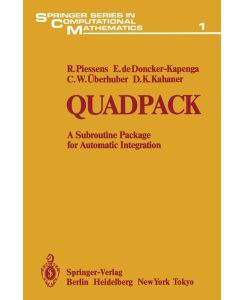 Quadpack - A Subroutine Package for Automatic Integration