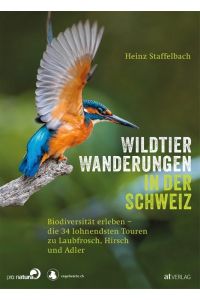 Wildtier Wanderungen in der Schweiz.