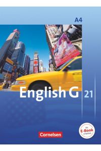 English G 21 A: Fu¨r Gymnasien 4: Schulbuch - Kartoniert (English G 21: Ausgabe A)