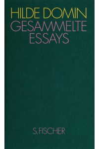 Gesammelte Essays  - : Heimat in der Sprache.