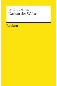 Nathan der Weise. Ein dramatisches Gedicht in fünf Aufzügen: Textausgabe mit Anmerkungen/Worterklärungen