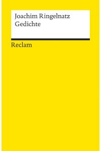 Gedichte.   - Ausw. und Nachw. von Walter Pape / Reclams Universal-Bibliothek ; Nr. 9701