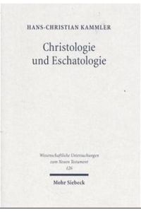 Christologie und Eschatologie. Joh. 5, 17 - 30 als Schlüsseltext johanneischer Theologie  - (Wiss. Untersuchungen z. Neuen Testament (WUNT I); Bd. 126).