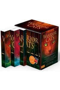 Warrior Cats Staffel 1 alle 6 Bände 1-6 In die Wildnis - Vor dem Sturm - Feuer und Eis - Stunden der Finsternis - Geheimnis des Waldes - Gefährliche Spuren Staffel 1 komplett