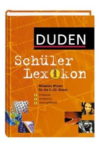 Duden Schülerlexikon: plus Referatemanager auf CD-ROM (Duden Kinder- und Jugendlexika)