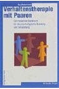 Verhaltenstherapie mit Paaren  - Ein modernes Handbuch für die psychologische Beratung und Behandlung