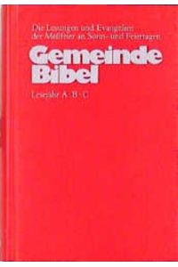 Bibelausgaben, Gemeindebibel