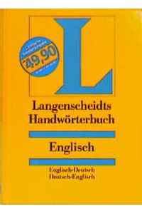 Langenscheidts Handwörterbuch Englisch.