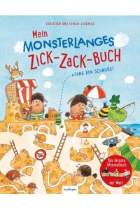 Mein monsterlanges Zick-Zack-Buch: Fang den Schnurk!: Das längste Wimmelbuch der Welt