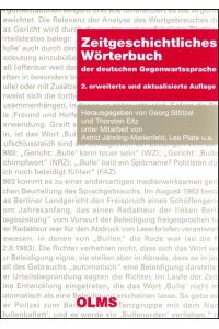 Zeitgeschichtliches Wörterbuch der deutschen Gegenwartssprache  - Schlüsselwörter und Orientierungsvokabeln