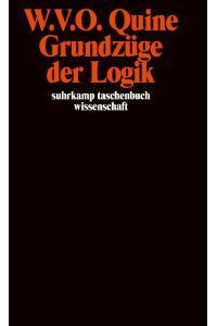 Grundzüge der Logik (suhrkamp taschenbuch wissenschaft).