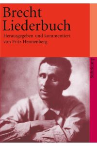 Bert Brecht LIEDERBUCH mit Noten