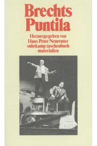 Brechts »Herr Puntila und sein Knecht Matti« (suhrkamp taschenbuch)