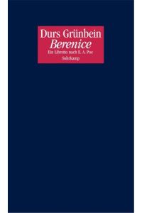 Berenice. Ein Libretto nach E. A. Poe - signiert