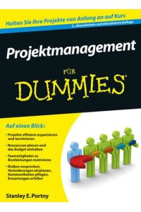 Projektmanagement für Dummies [Paperback] Portny, Stanley E. and Kremke, Britta