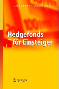 Hedgefonds für Einsteiger [Hardcover] Radel-Leszczynski, Ursula