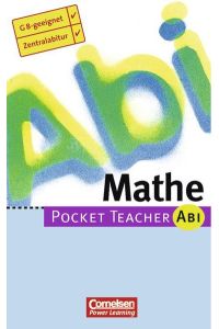Mathe.   - Fritz Kammermeyer ; Roland Zerpies / Pocket teacher Abi; Cornelsen power learning