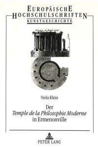 Der Temple de la philosophie moderne in Ermenonville.